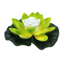 Load image into Gallery viewer, LED Night Light Lotus Artificial Floating Lotus Lamp Fake Water Lily Lotus Flower Garden Pool Pond Fountain Jardin Decor 18-28cm