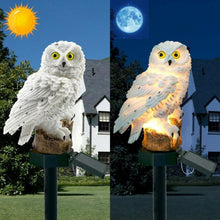 Load image into Gallery viewer, Novelty Solar Garden Lights Owl Ornament Animal Bird Outdoor LED Decor Sculpture Outdoor Yard Garden Creative Solar Lamps