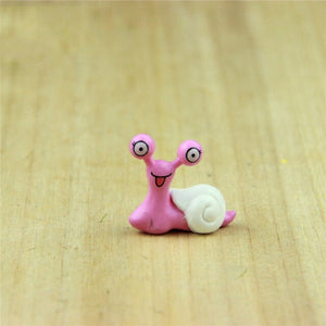 5PCS Miniature Snail Figurine Decor Fairy Garden Dollhouse Ornament DIY home decoration accessories Tools Supplies Figurine